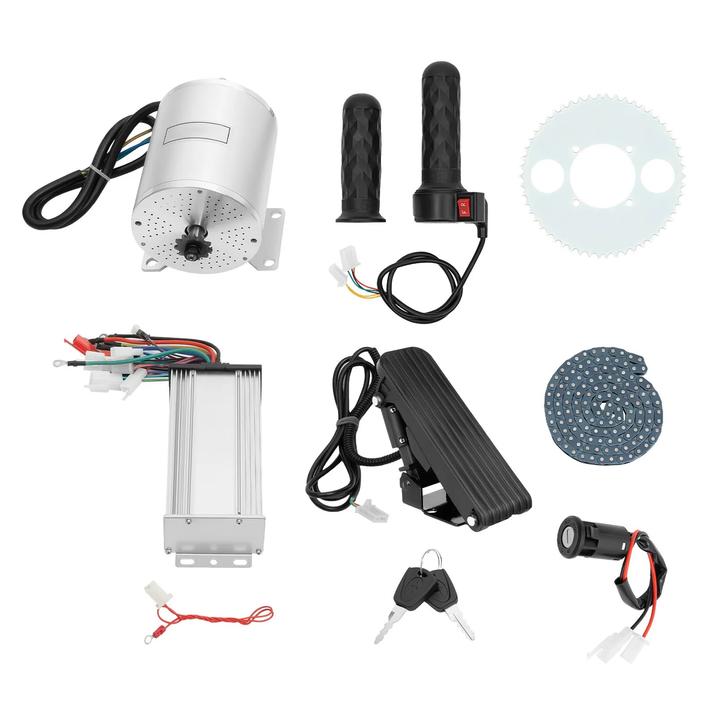 3KW Brushless Motor Kit for 48-72V E-Bike and E-Scooter