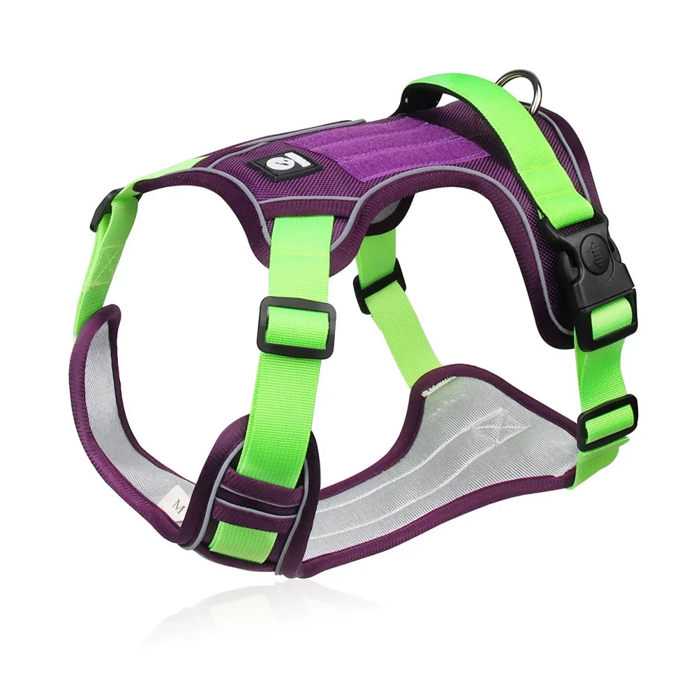 Reflective Dog Harness Medium Large Tactical Vest 1680D