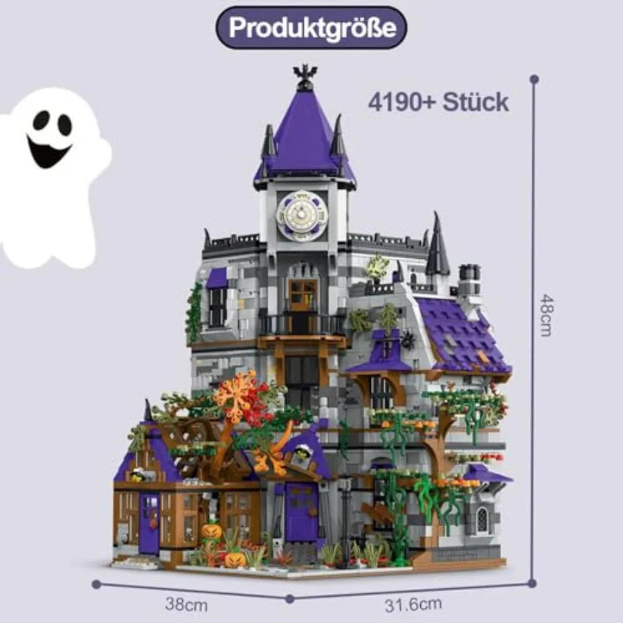 Medieval Castle Haunted House Building Set With LED Lights 4192pcs