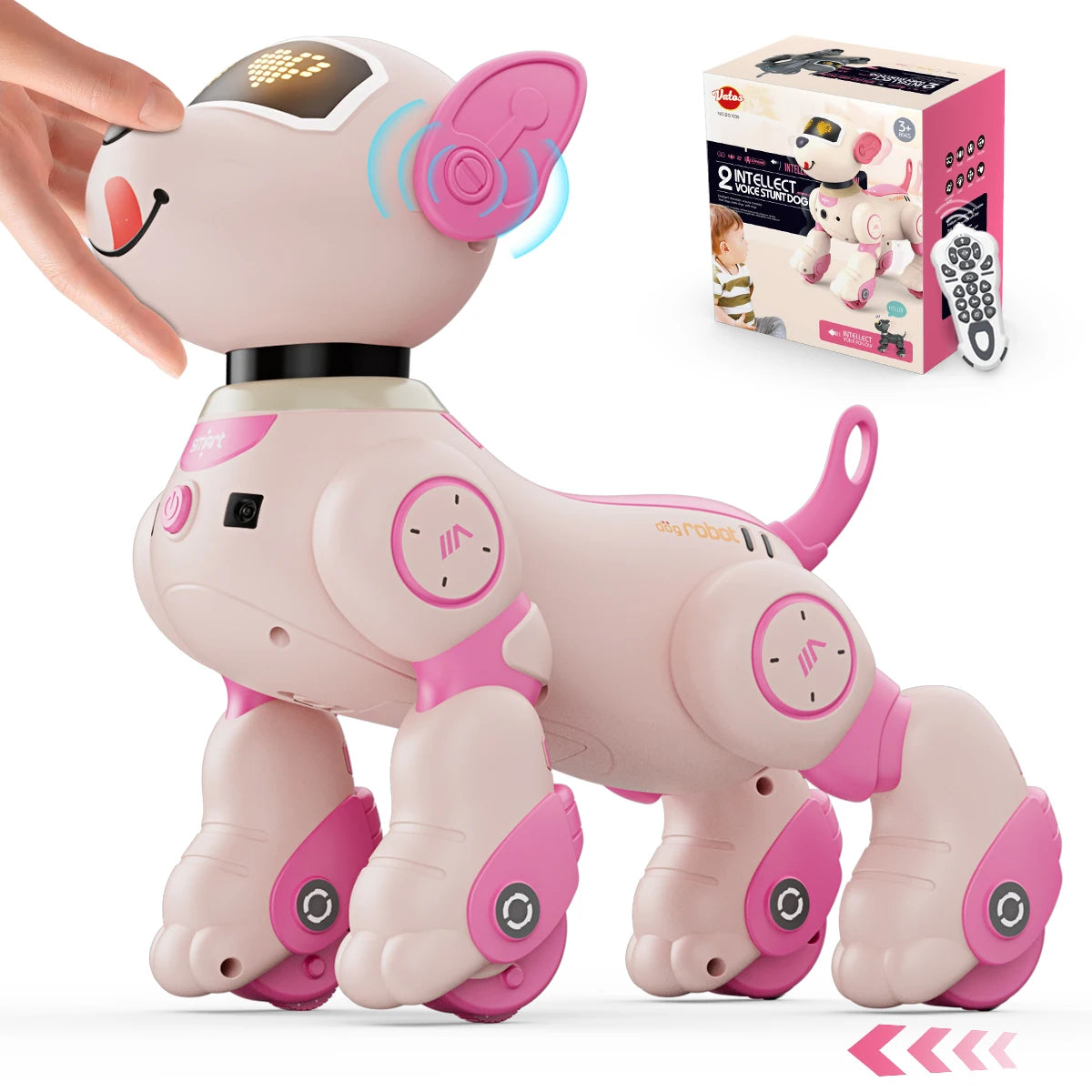 VATOS Robot Dog Toy 2.4GHz Remote Control Puppy With Voice And Touch