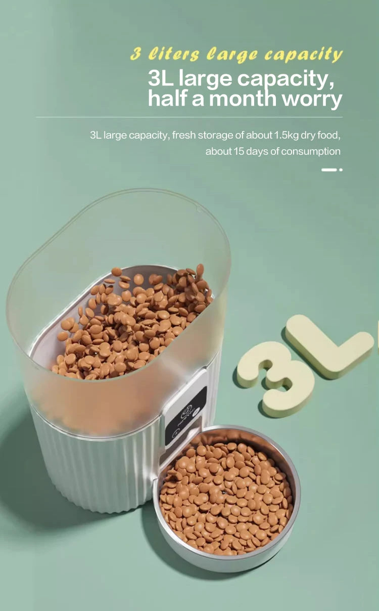 Papifeed Cat Automatic Feeder WiFi Remote Dispenser