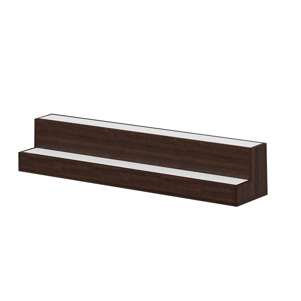Led Lighted Wooden Liquor Shelves With App Remote Control