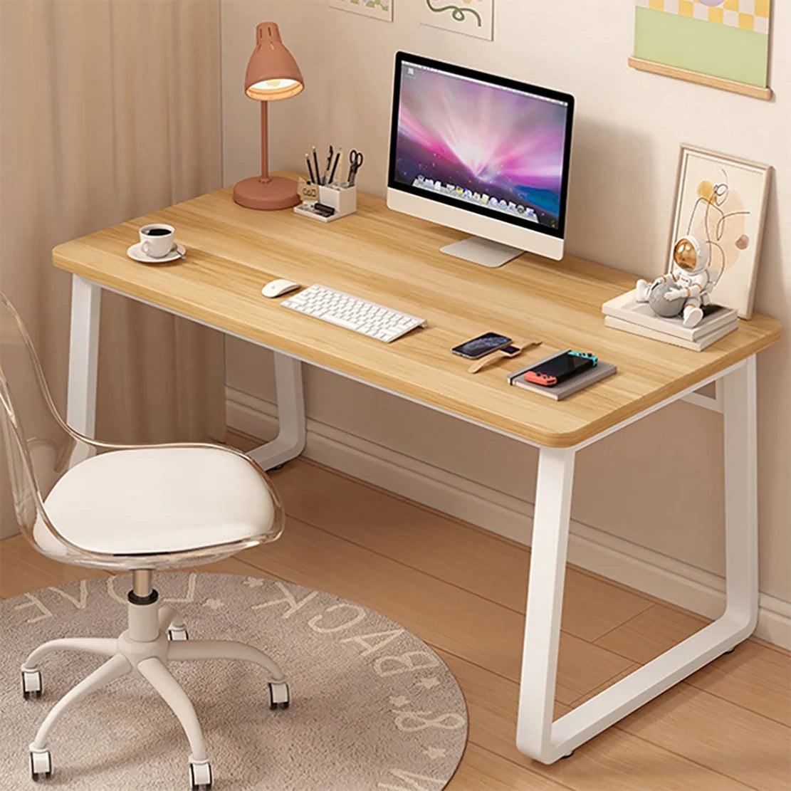 White Computer Desk Modern Simple Style Home Office Bedroom