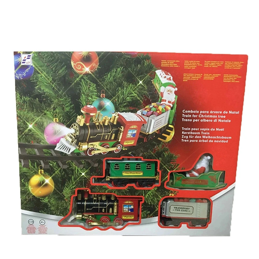 Christmas Train Electric Toys for Tree Decoration and Sound