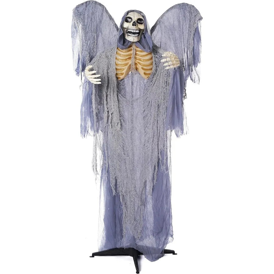 67 Inch Outdoor Grim Reaper Animatronic Sound Activation