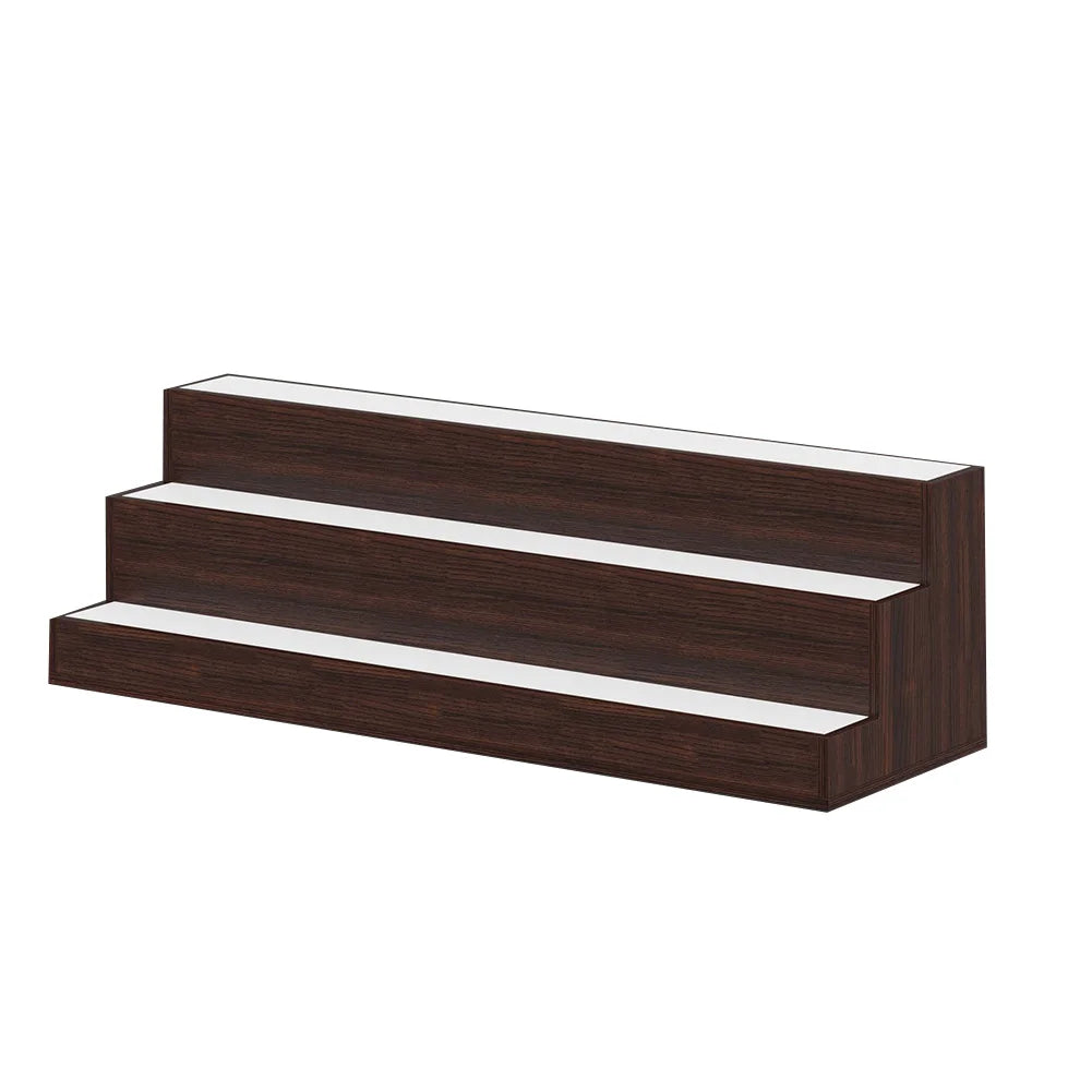 Led Lighted Wooden Liquor Shelves With App Remote Control