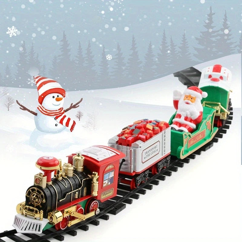 Christmas Train Electric Toys for Tree Decoration and Sound