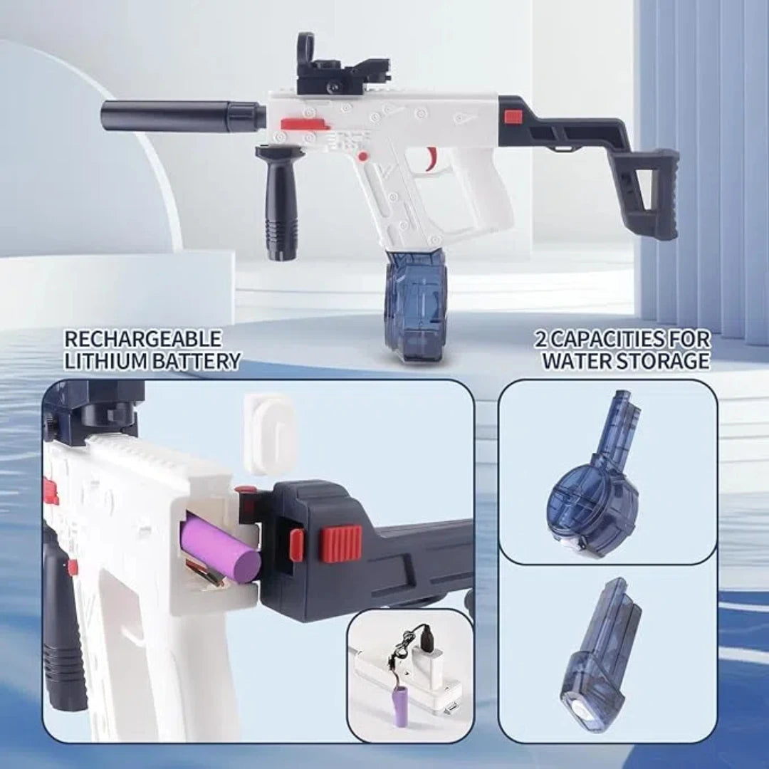 Electric Water Gun For Adults And Kids Long Range Up To 25 Feet Summer Toy