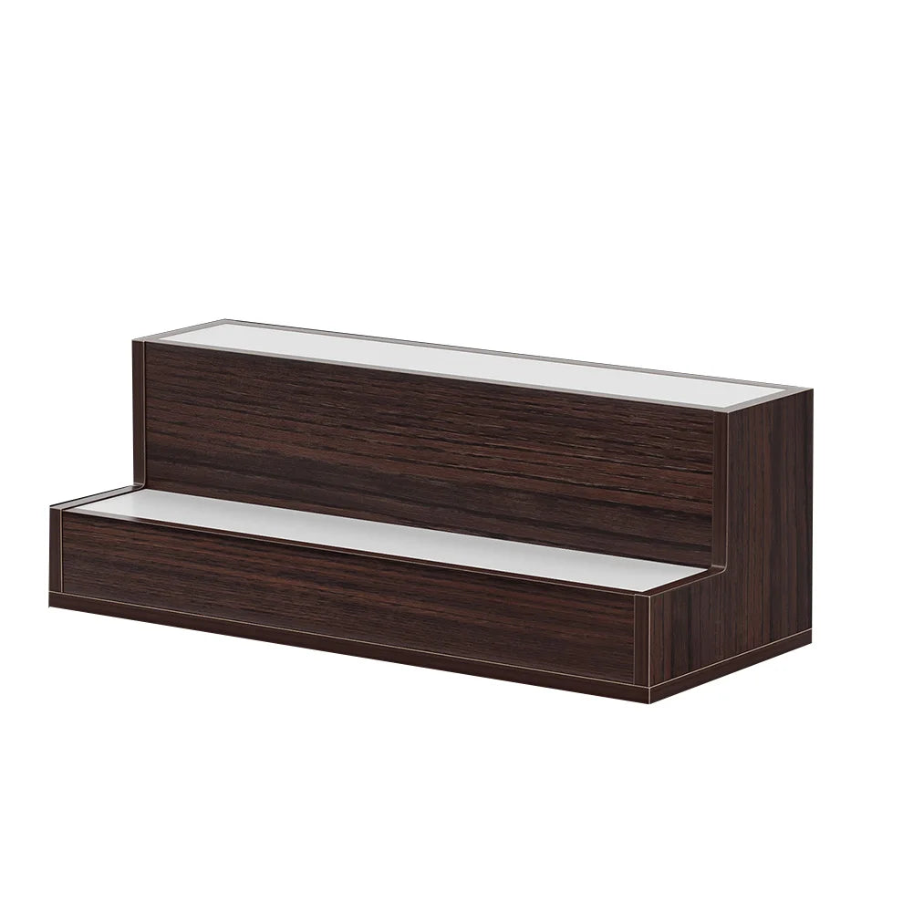 Led Lighted Wooden Liquor Shelves With App Remote Control