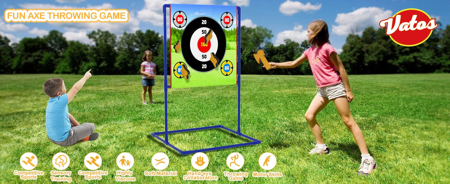 VATOS Axe Star Throwing Game Set For Kids Indoor Outdoor