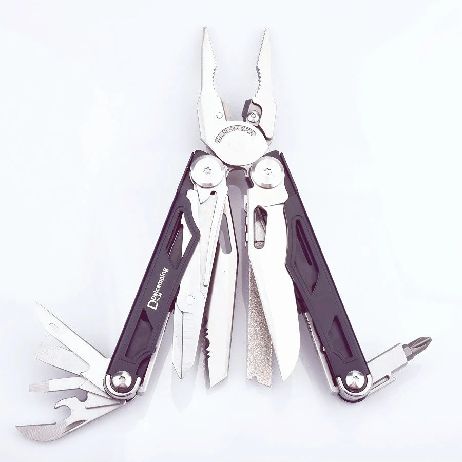 Daicamping DL30 Multitool EDC Clamp Knife Scissors Pliers