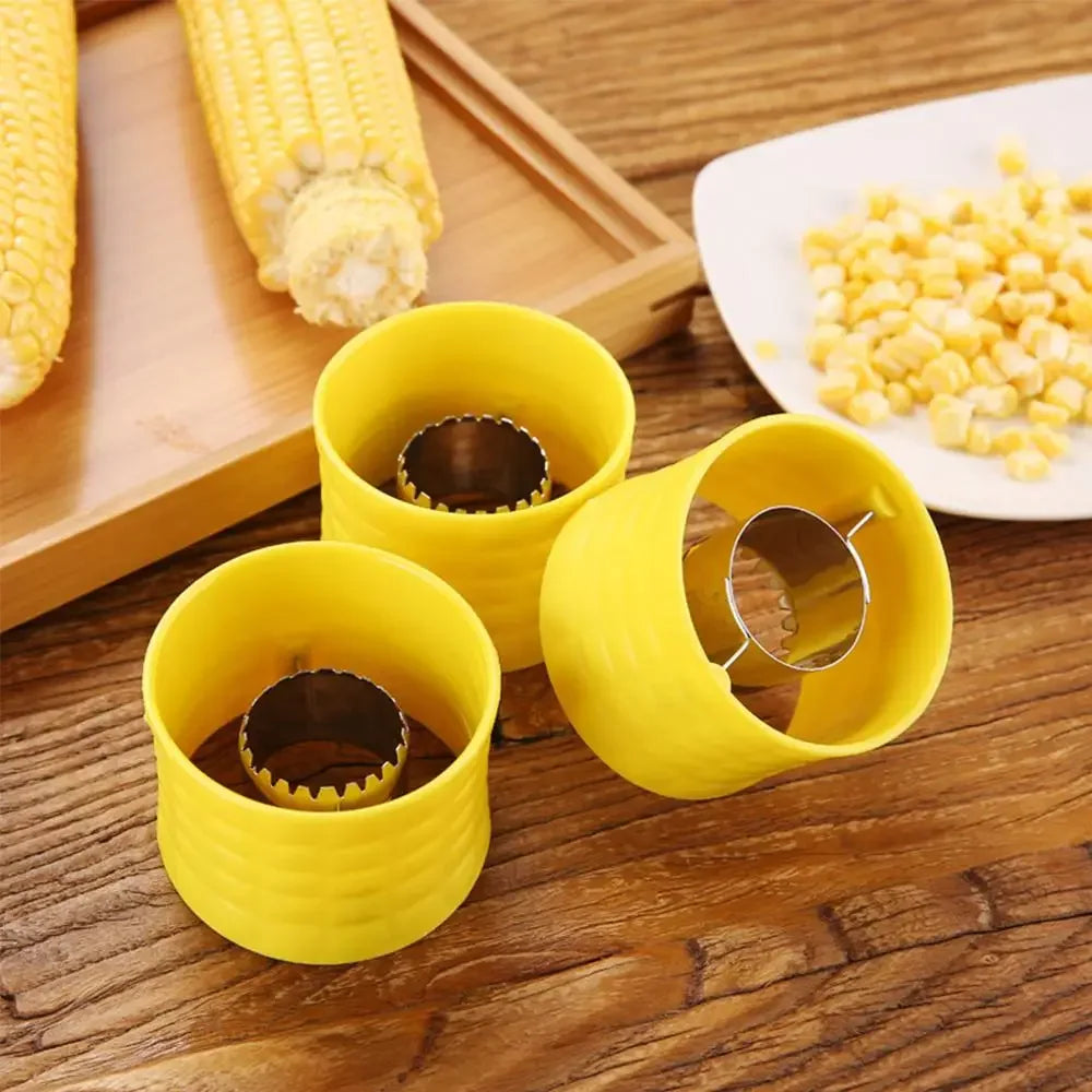 Stainless Steel Corn Stripper Cob Cutter Kitchen Gadget