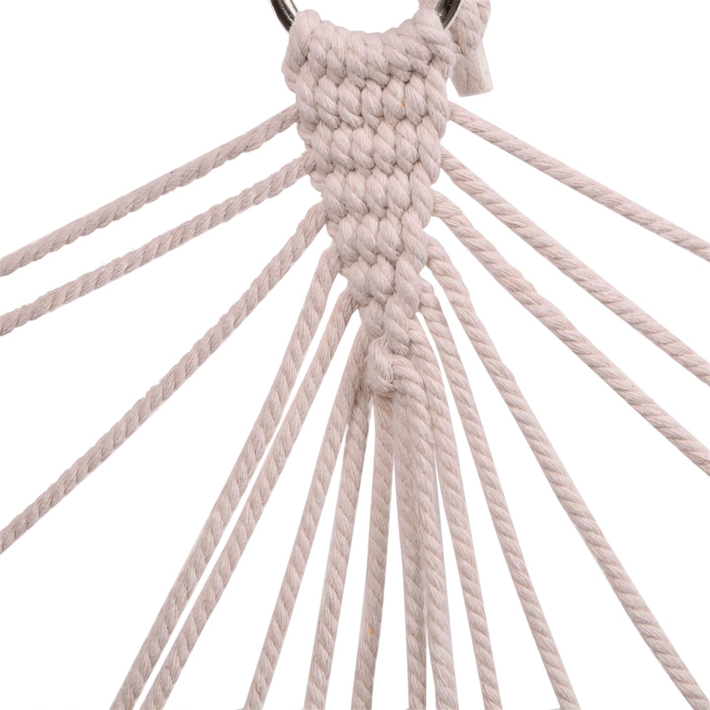 Nordic White Hanging Hammock Chair Indoor Outdoor Garden Dormitory Single Safety Swing for Adults and Kids