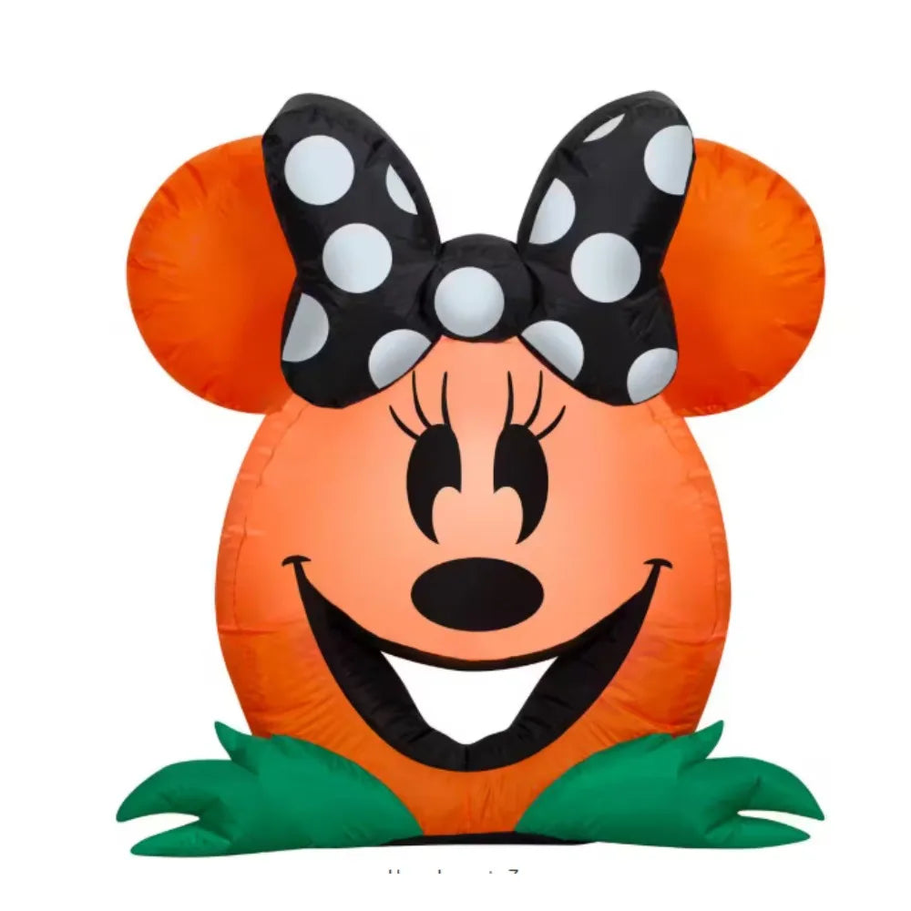 Halloween Inflatable 3 Ft Mickey Minnie Bat Jack O Lantern