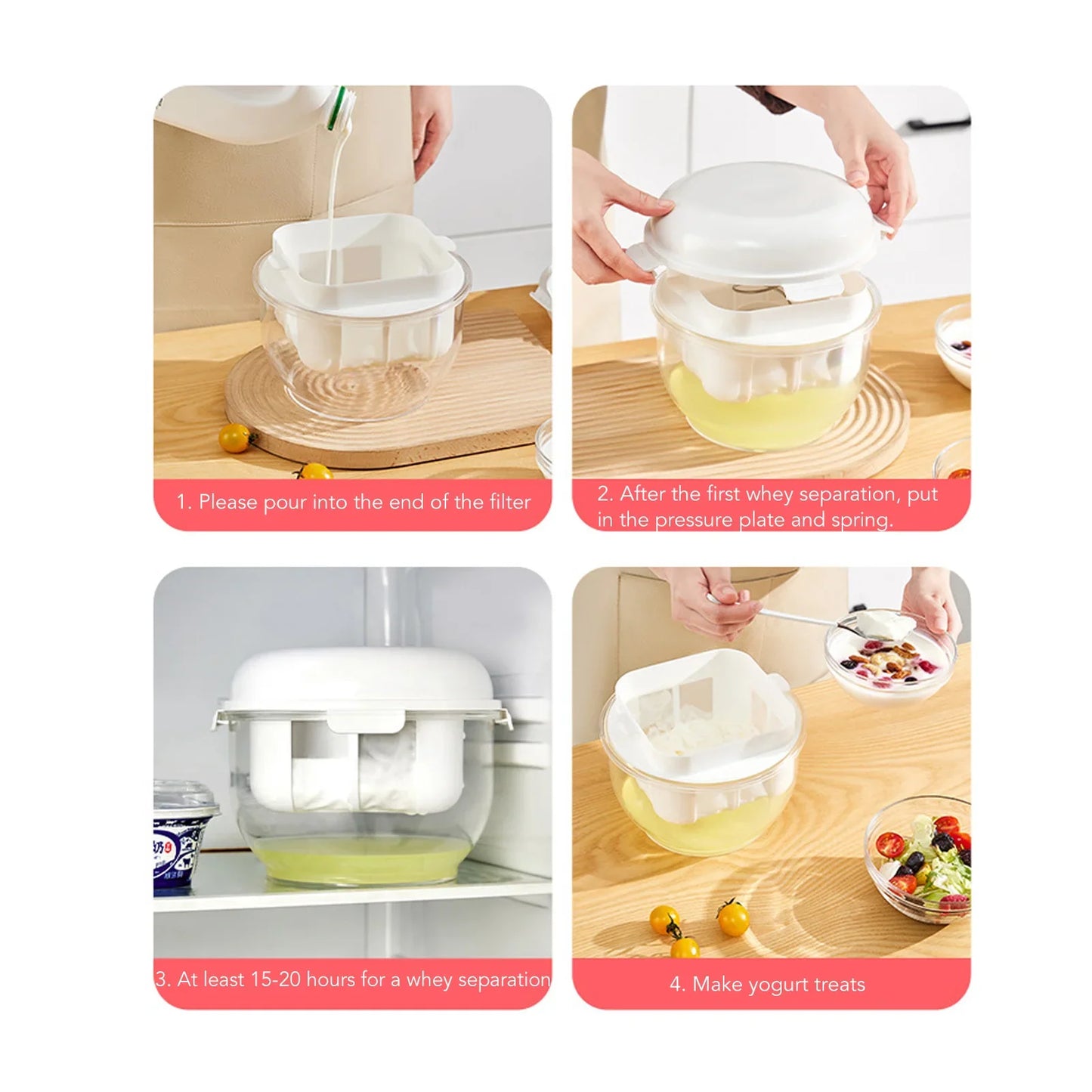 Yogurt Whey Separator Strainer Filter For Yogurt Maker