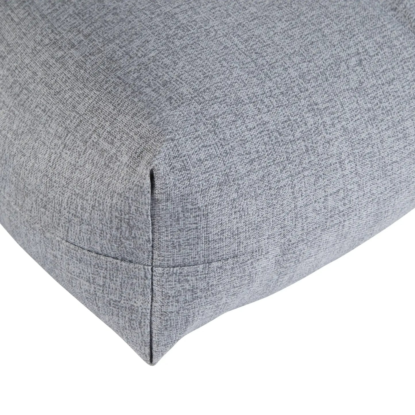 Heather Gray 44 x 22 Inch Outdoor High Back Chair Cushion