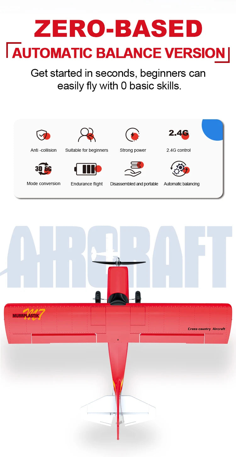 Qidi560 RC Plane Moore M7 Off Road 4CH Brushless EPP Foam