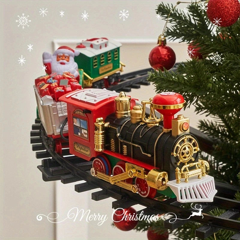 Christmas Train Electric Toys for Tree Decoration and Sound