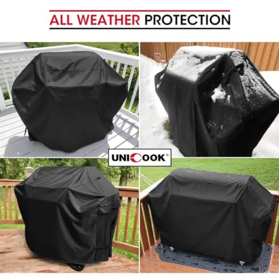Heavy Duty Waterproof BBQ Grill Cover 65Inch UV Resistant
