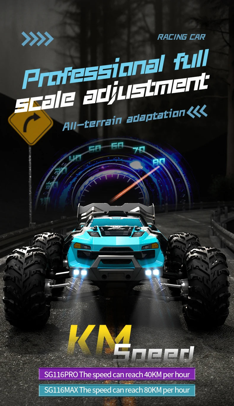 Teeggi SG116 Max 1 16 High Speed Drift RC 4WD Monster Truck