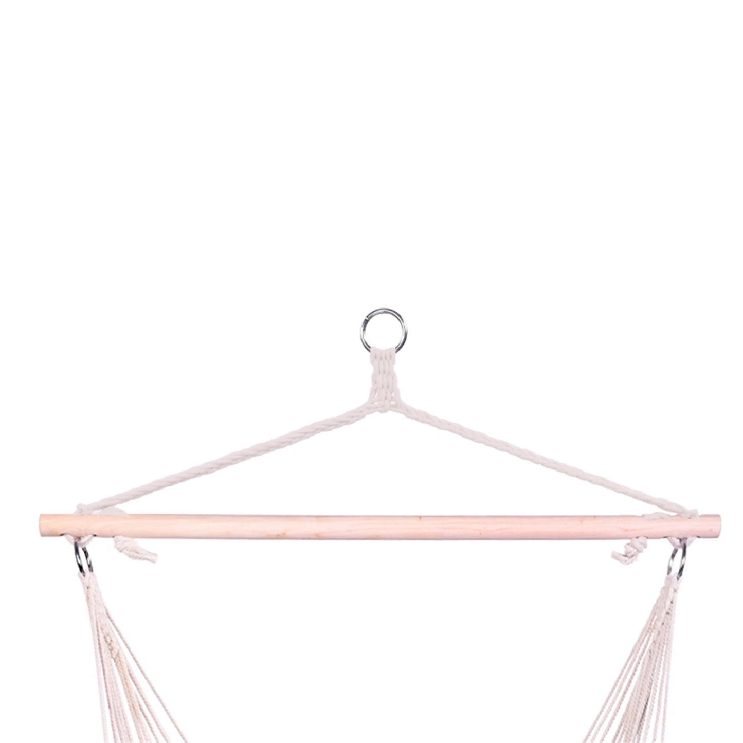 Nordic White Hanging Hammock Chair Indoor Outdoor Garden Dormitory Single Safety Swing for Adults and Kids
