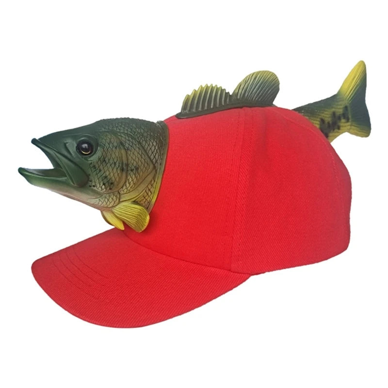 Novelty Fish Baseball Hat For Birthday Party Unisex One Size Holiday Headwear