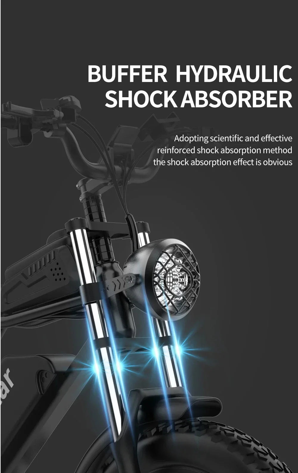 RidstarQ20 2000W Dual Motor Mountain E Bike 52V 40Ah
