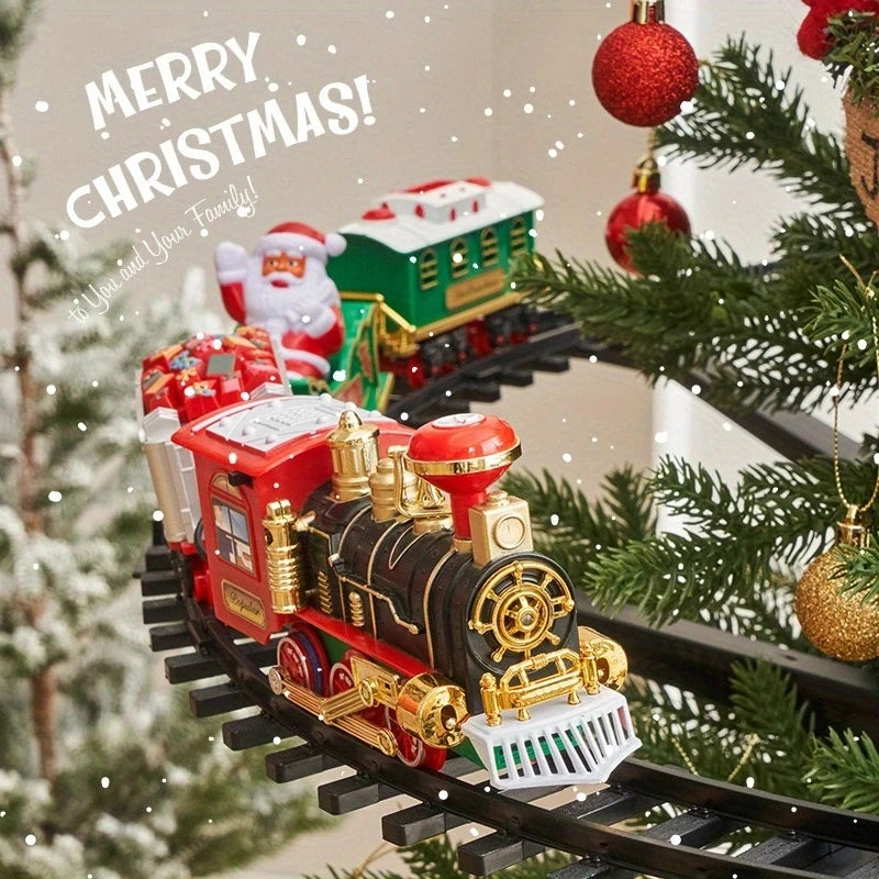 Christmas Train Electric Toys for Tree Decoration and Sound