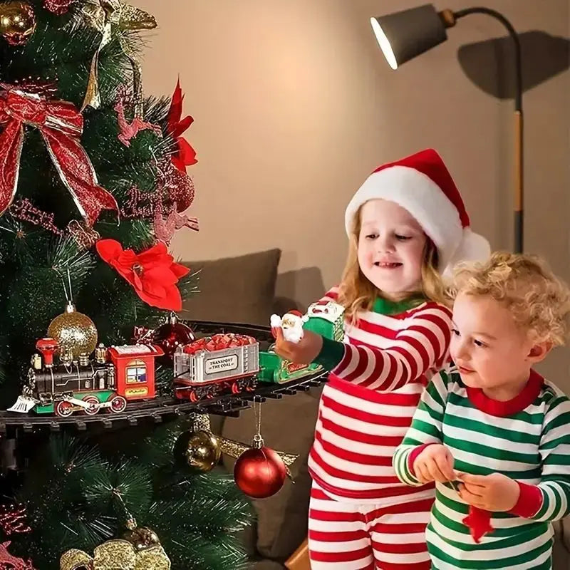 Christmas Train Electric Toys for Tree Decoration and Sound