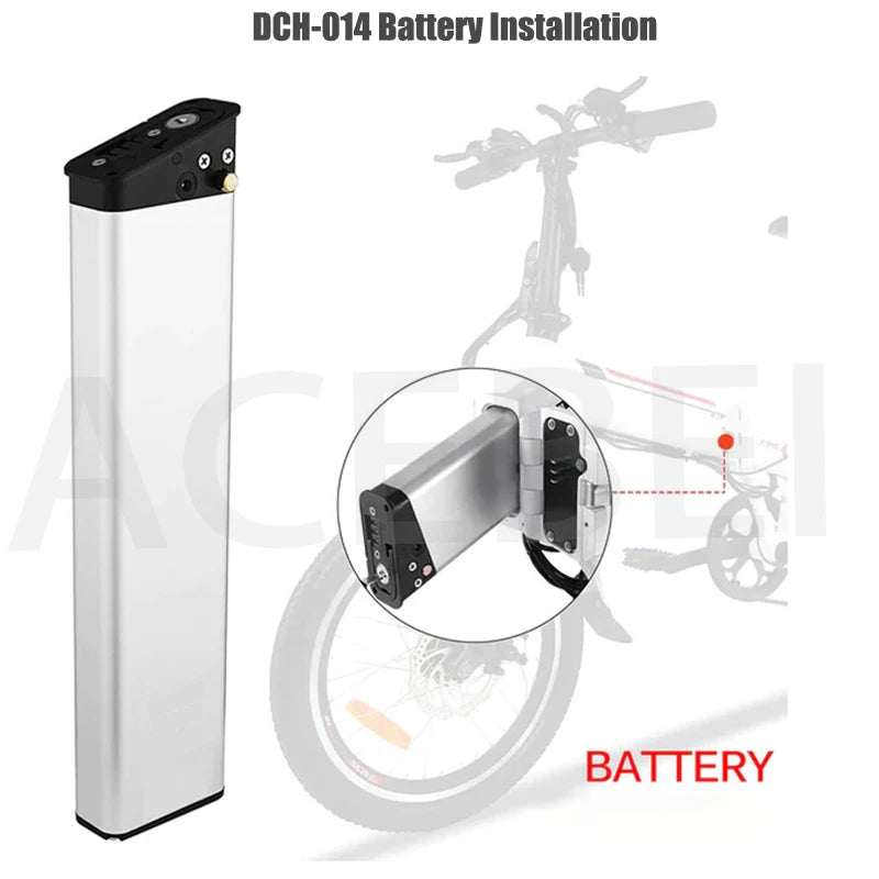 Ebike Battery 36V 8Ah 12.8Ah for ANCHEER AM1908 Z4 Panda XL