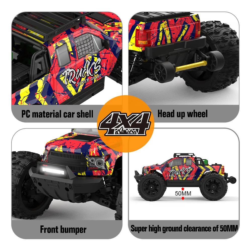 Jiusi PT14R MT14R One Fourteenth RC Car 4WD Brushless Truck