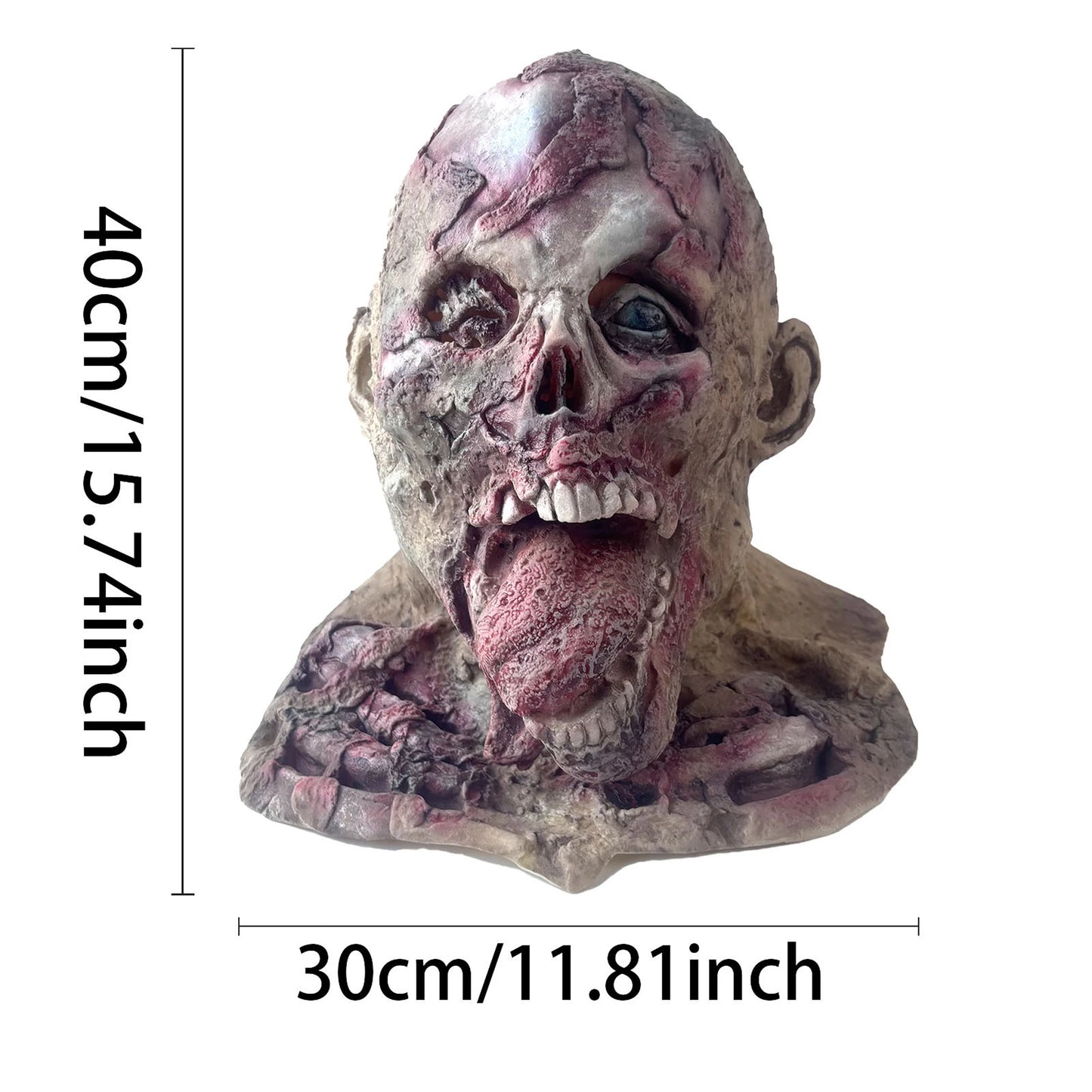 Creepy Skull Mask Lightweight Halloween Headpiece Cosplay