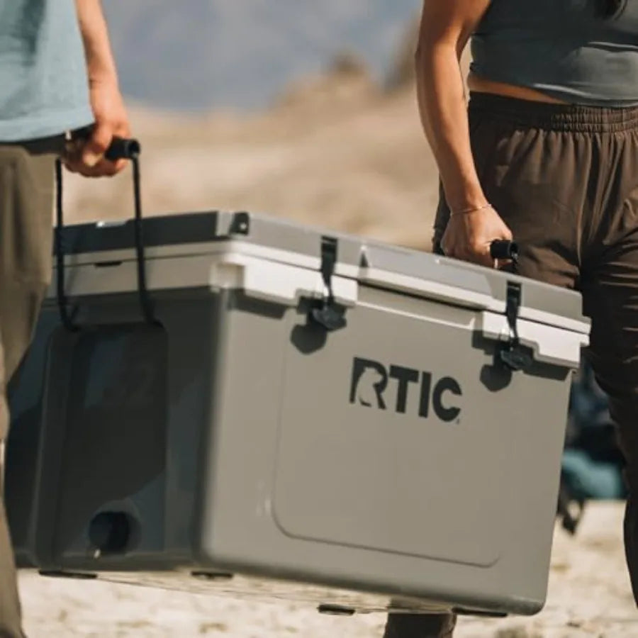 Ultra Light 52 Quart Hard Cooler Insulated Portable Ice Chest For Beach Picnic
