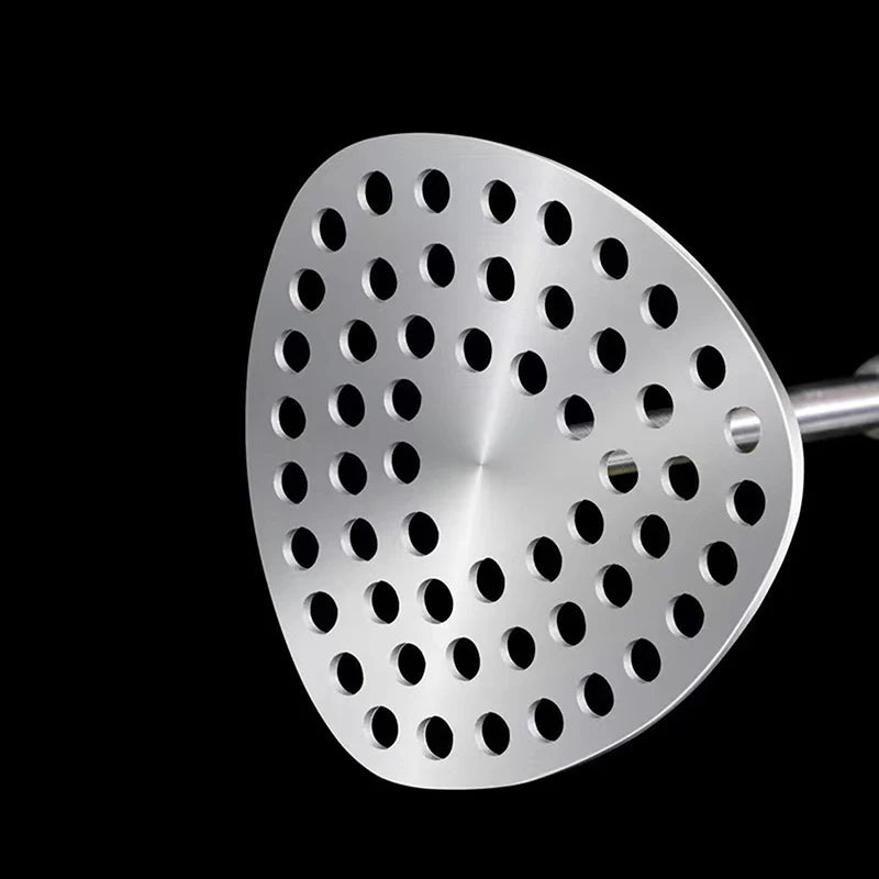 Purple Stainless Steel Potato Masher And Grater Set