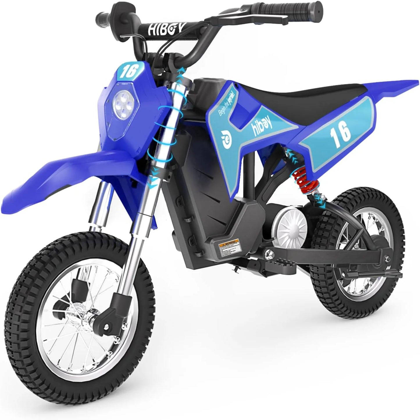 Hiboy 36V 300W Electric DirtBike ThreeSpeed For Kids 3To10