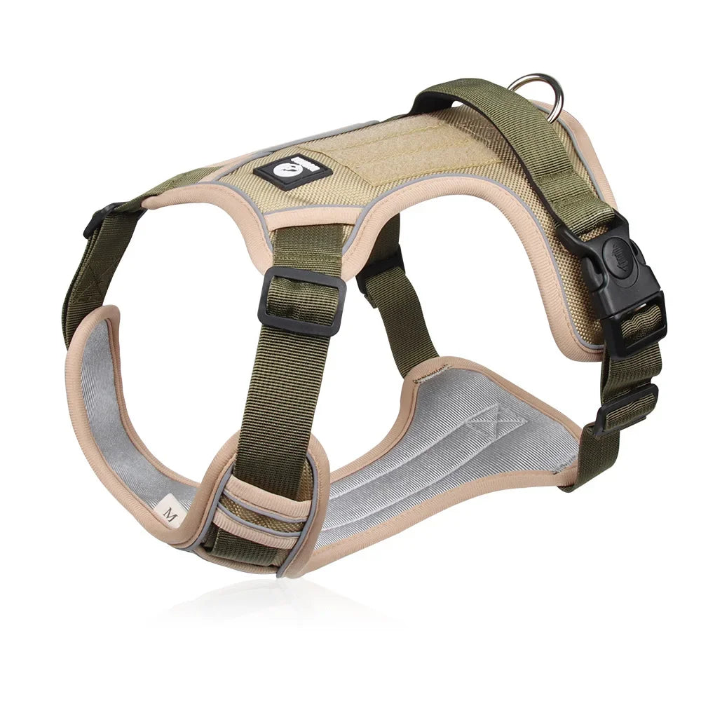 Reflective Dog Harness Medium Large Tactical Vest 1680D
