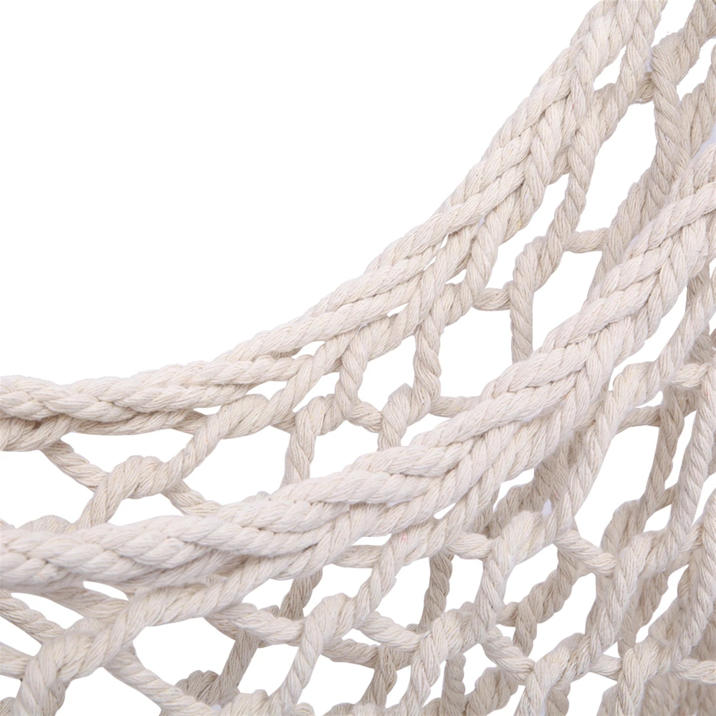 Nordic White Hanging Hammock Chair Indoor Outdoor Garden Dormitory Single Safety Swing for Adults and Kids