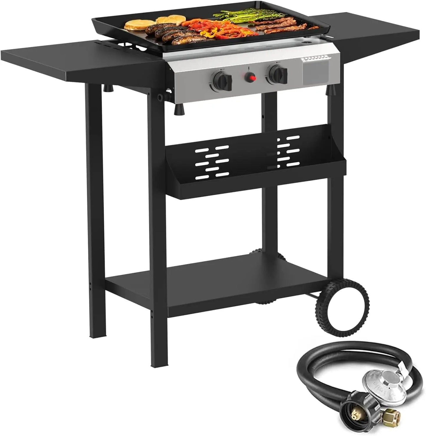 Foldable Gas Griddle 31.5 Inch Propane Grill 45000 BTU