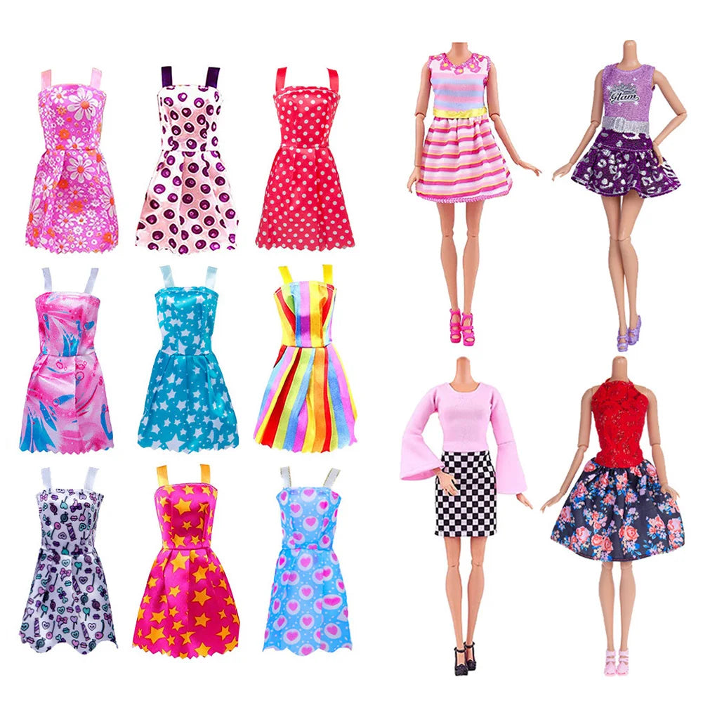 32 Pcs Doll Clothes Set Fairy Collection Dress Up For Girls
