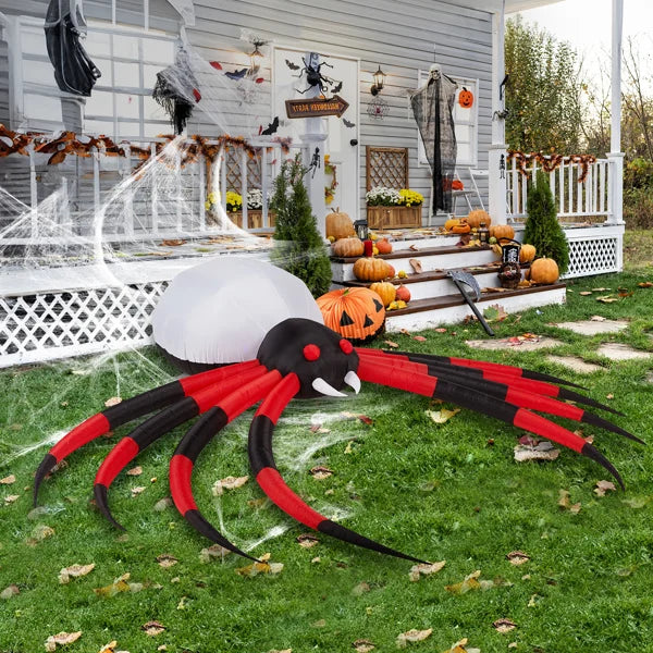 11.8ft Big Spider Inflatable Rotating Lamp Plate With LEDs