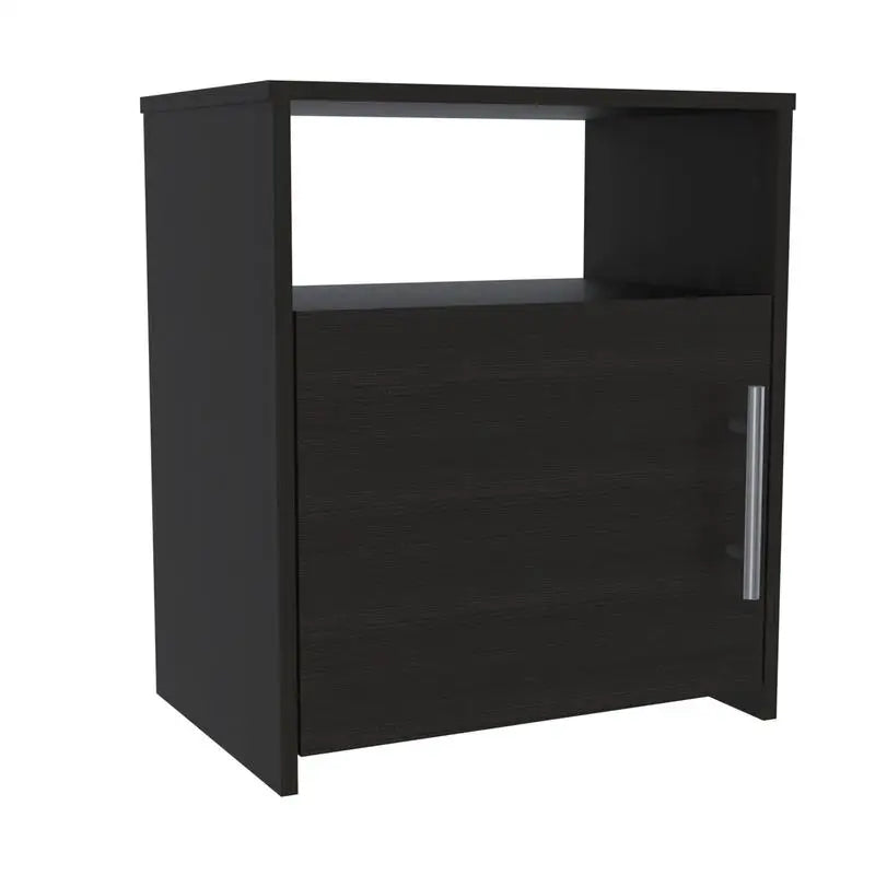 Kairo Dresser And Two Omaha Nightstands Bedroom Set Black Finish
