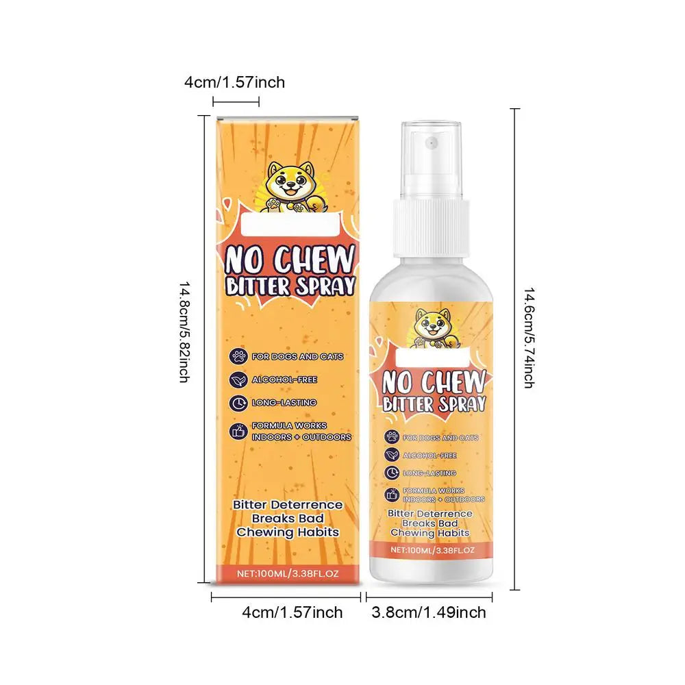 Anti Chew Spray For Dogs And Cats Stop Barking Licking Bitter Training Spray
