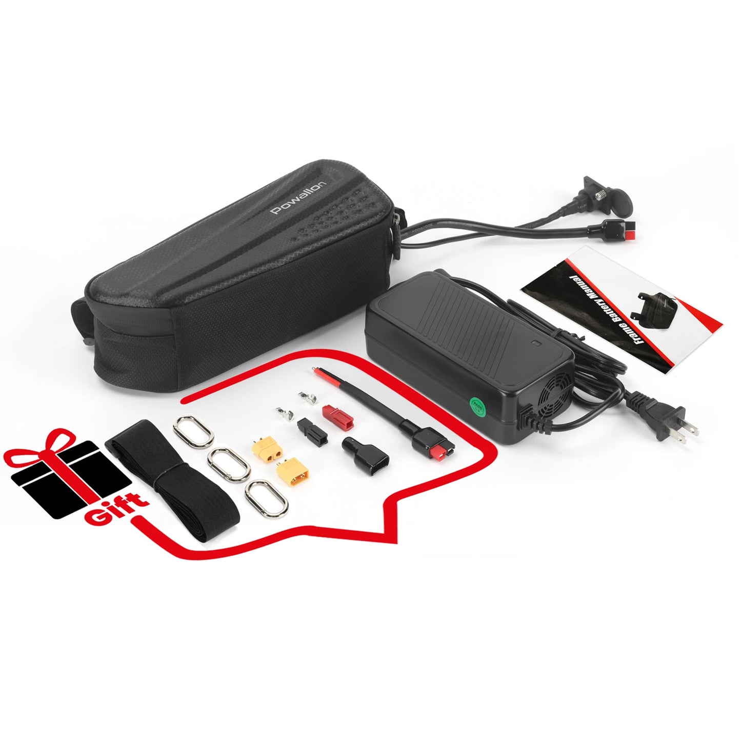 Ebike Battery 36V 48V Triangle Case Waterproof 10 13 20Ah
