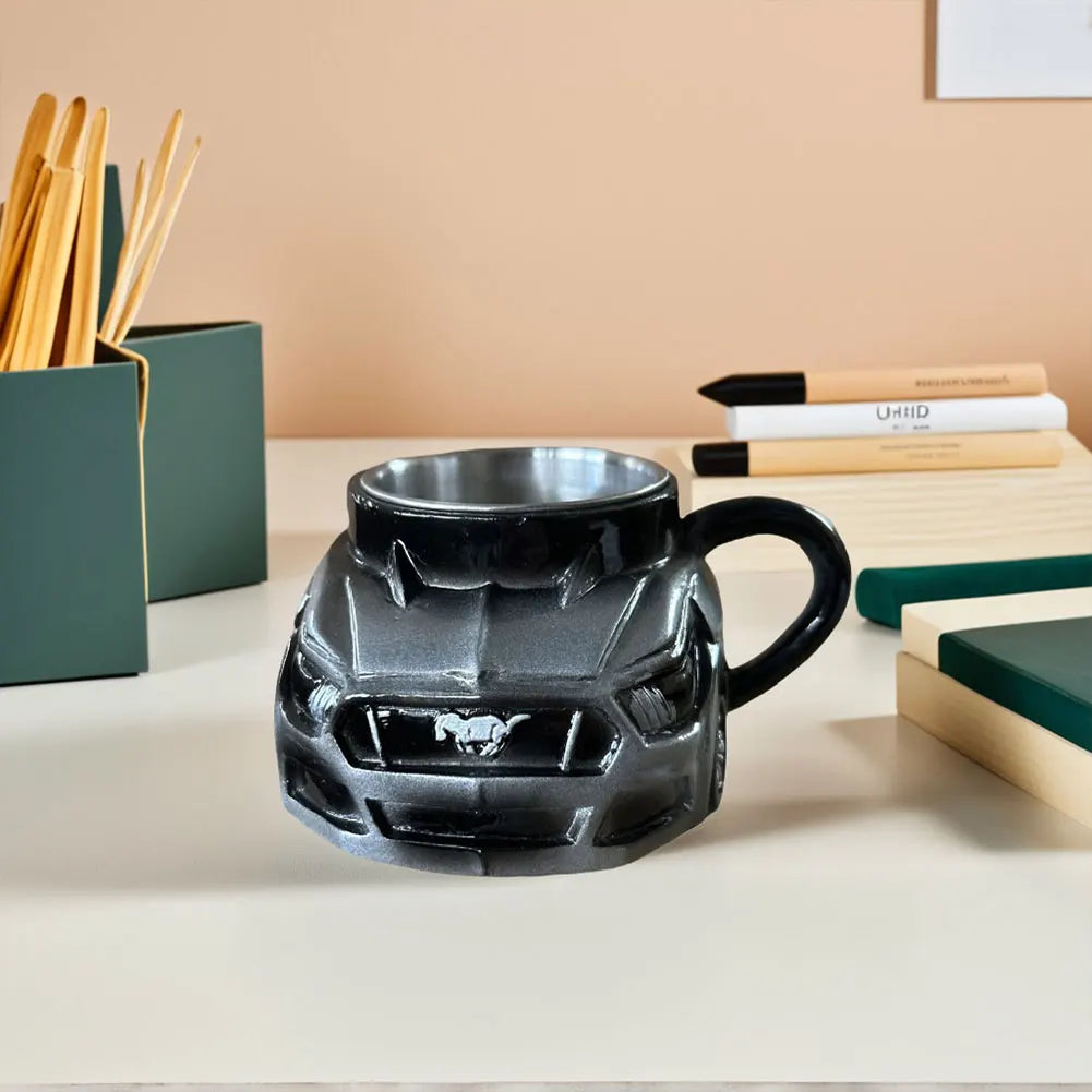 Handcrafted Car Shaped Stainless Steel 300ML Coffee Mug