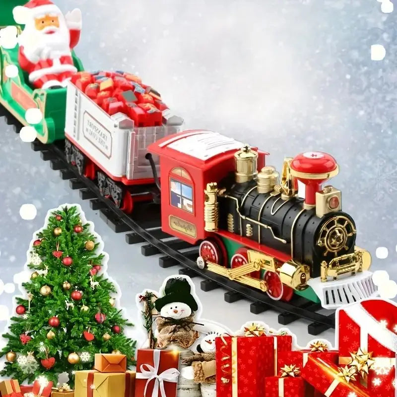 Christmas Train Electric Toys for Tree Decoration and Sound