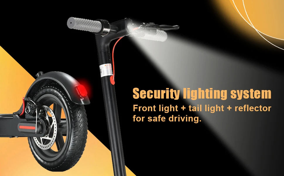 Foldable 350W Electric Scooter 30kmh Explosion Proof Tires