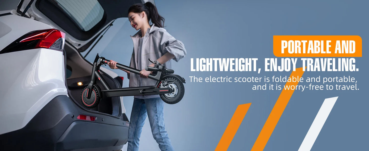 Foldable 350W Electric Scooter 30kmh Explosion Proof Tires