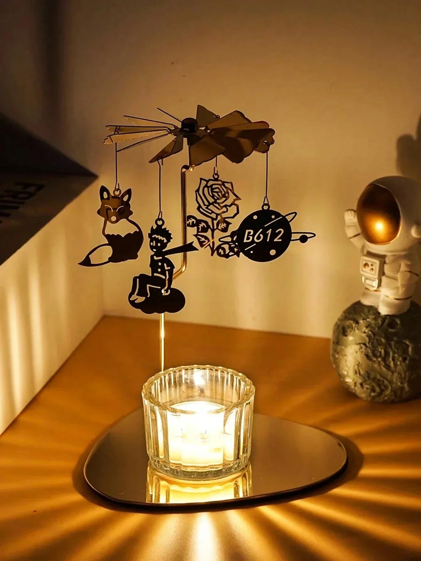 Glass Tealight Candle Holder 2 Pcs Clear Mini Centerpiece