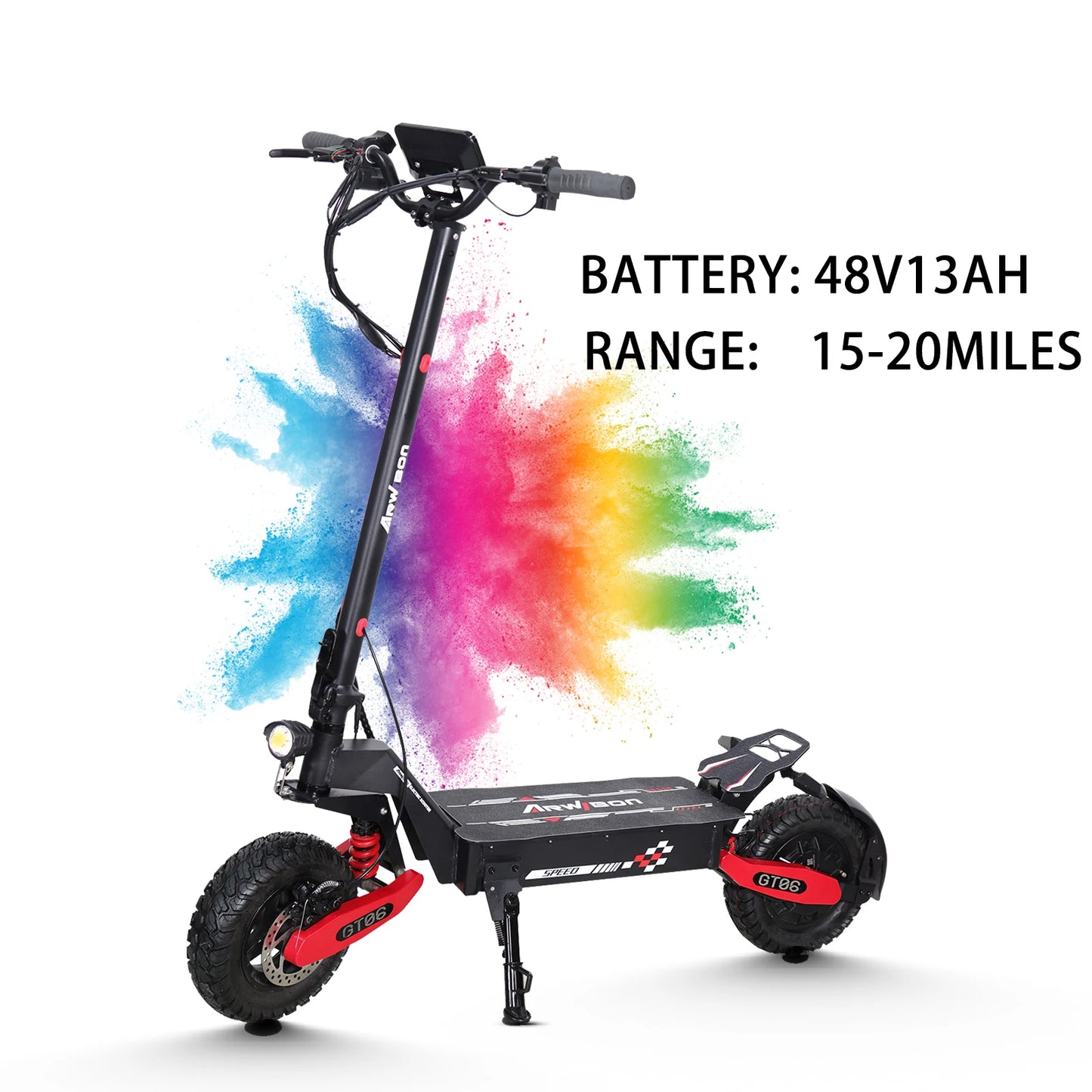 Arwibon GT06 1200W Foldable Escooter For Adults 25MPH