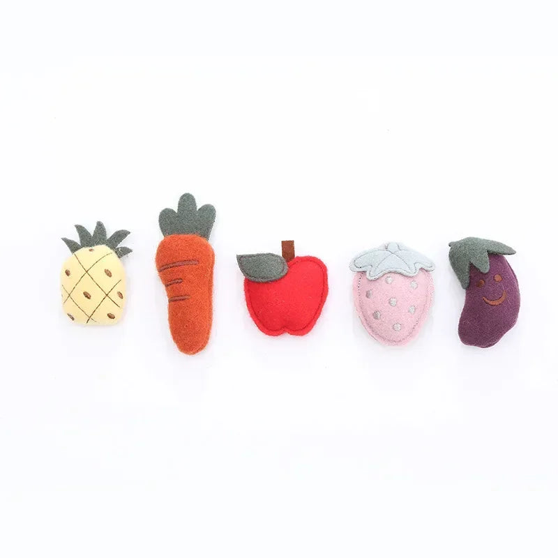 Cat Grass Mint Plush Toys Felt Series Training Toy Catnip